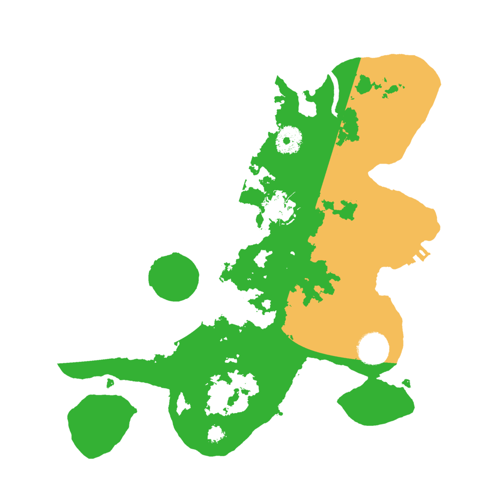 Biome Rust Map: Procedural Map, Size: 2800, Seed: 12343