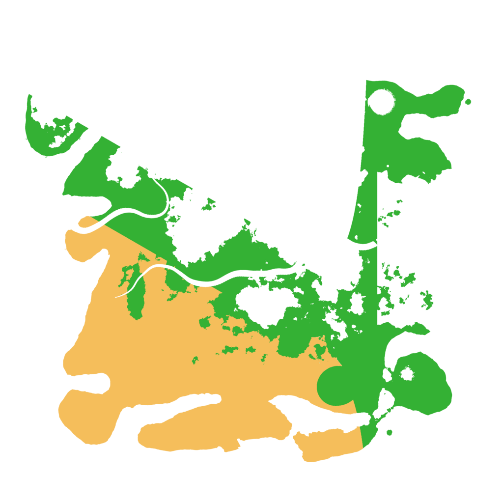 Biome Rust Map: Procedural Map, Size: 3500, Seed: 623516320