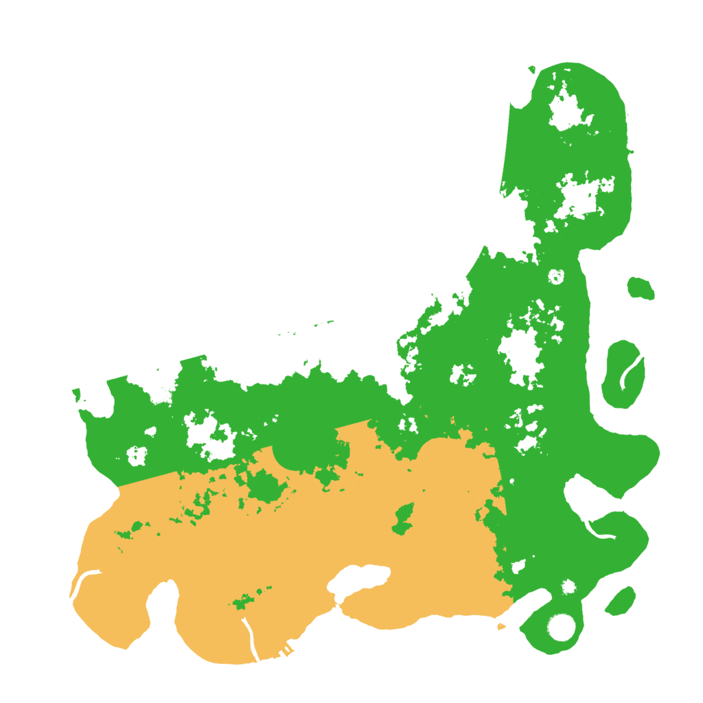 Biome Rust Map: Procedural Map, Size: 4500, Seed: 942933039