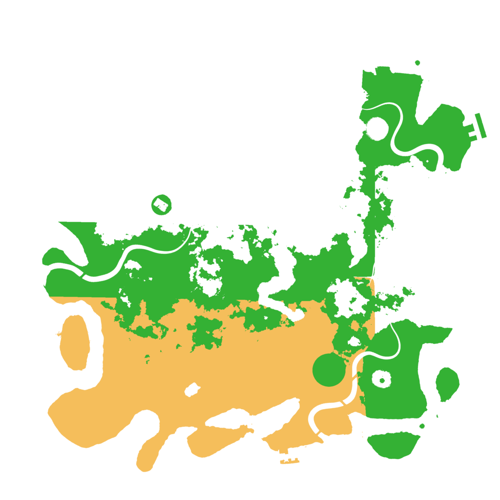 Biome Rust Map: Procedural Map, Size: 4000, Seed: 58868