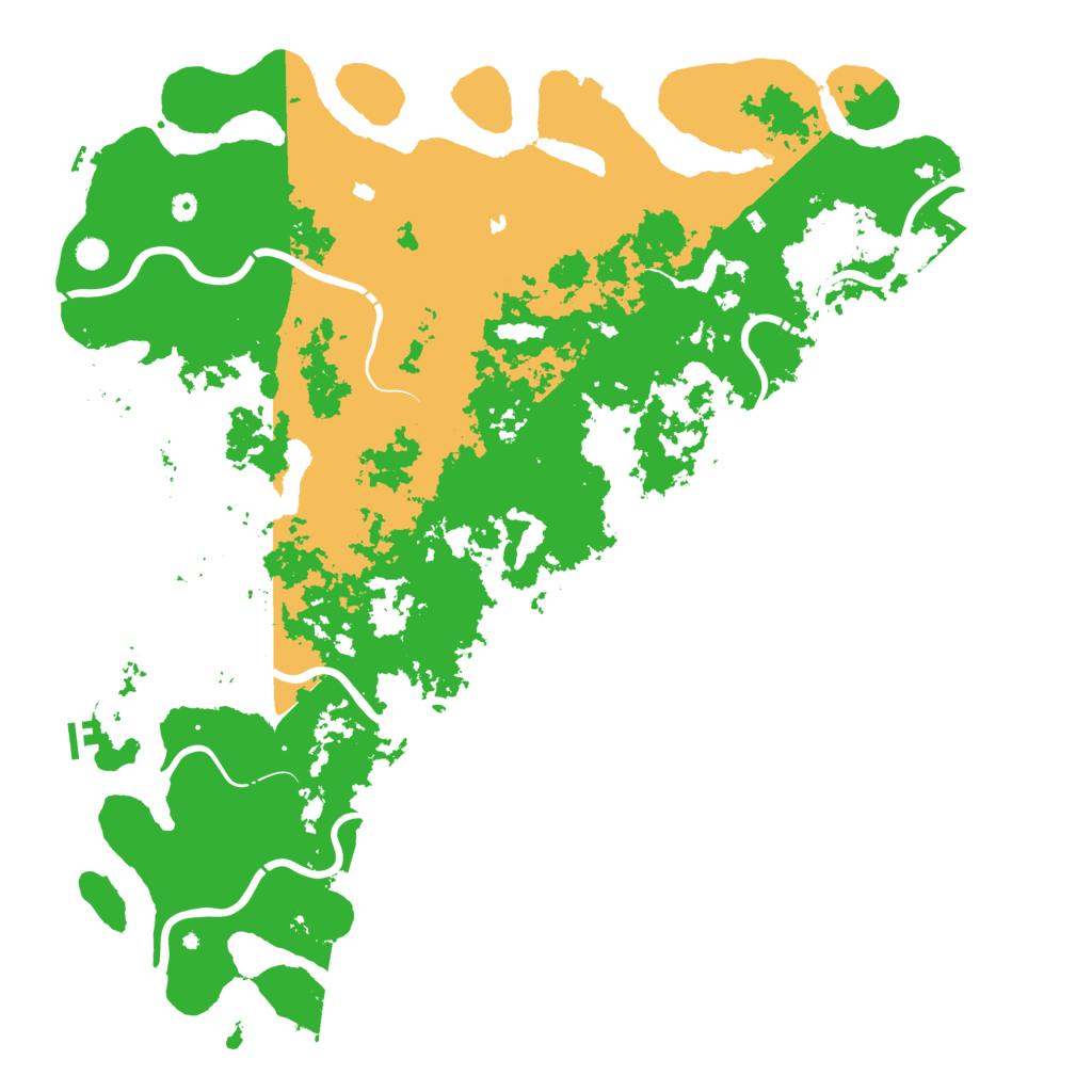 Biome Rust Map: Procedural Map, Size: 6000, Seed: 612237885