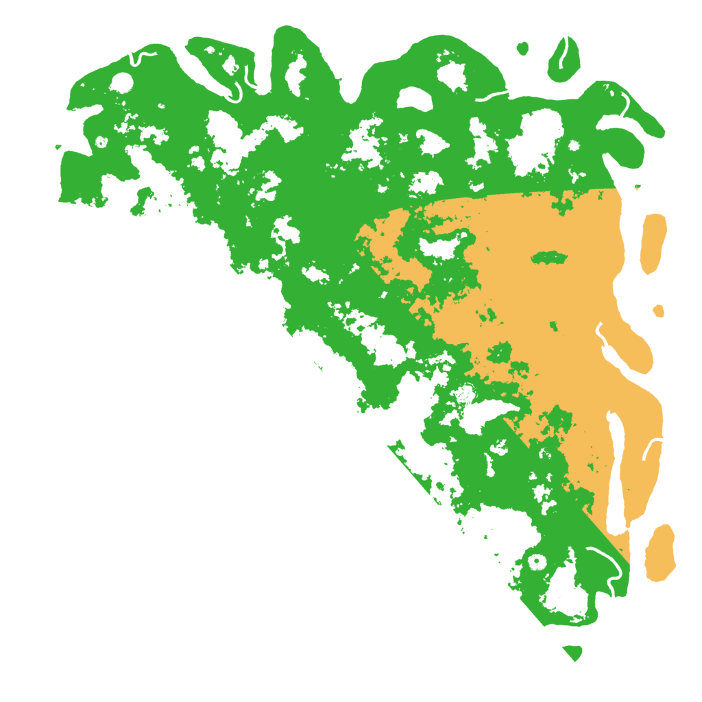 Biome Rust Map: Procedural Map, Size: 6000, Seed: 48765