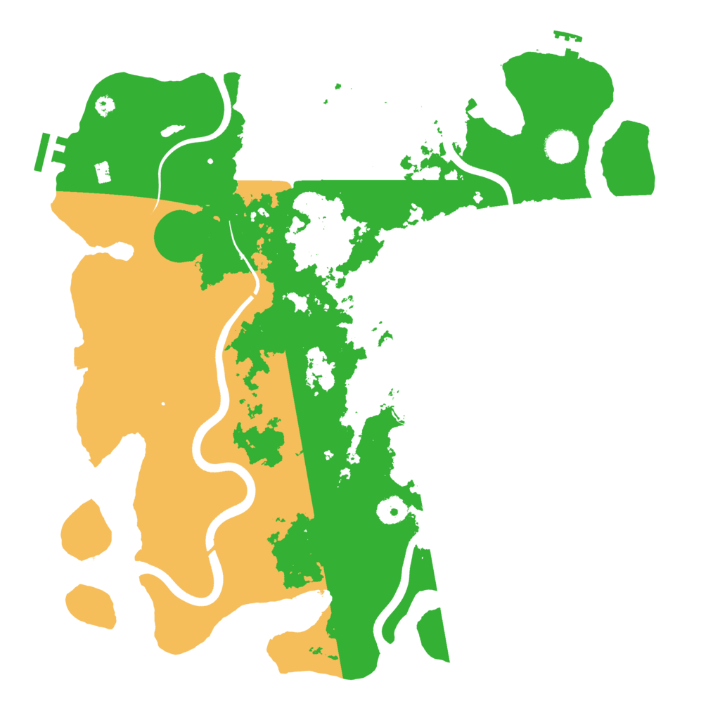Biome Rust Map: Procedural Map, Size: 3750, Seed: 167943