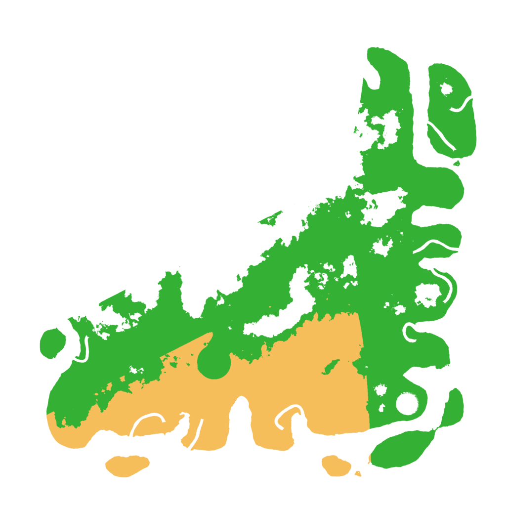 Biome Rust Map: Procedural Map, Size: 4000, Seed: 28600114