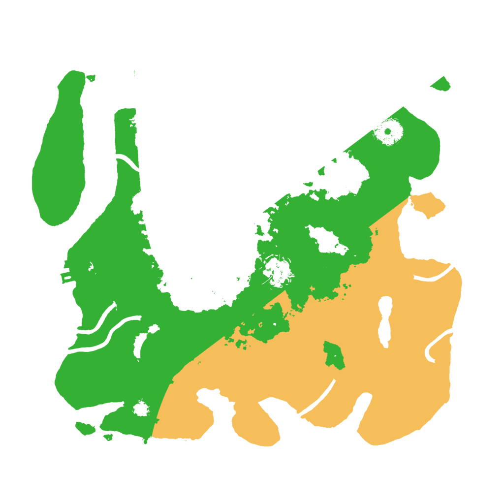 Biome Rust Map: Procedural Map, Size: 3000, Seed: 6577321