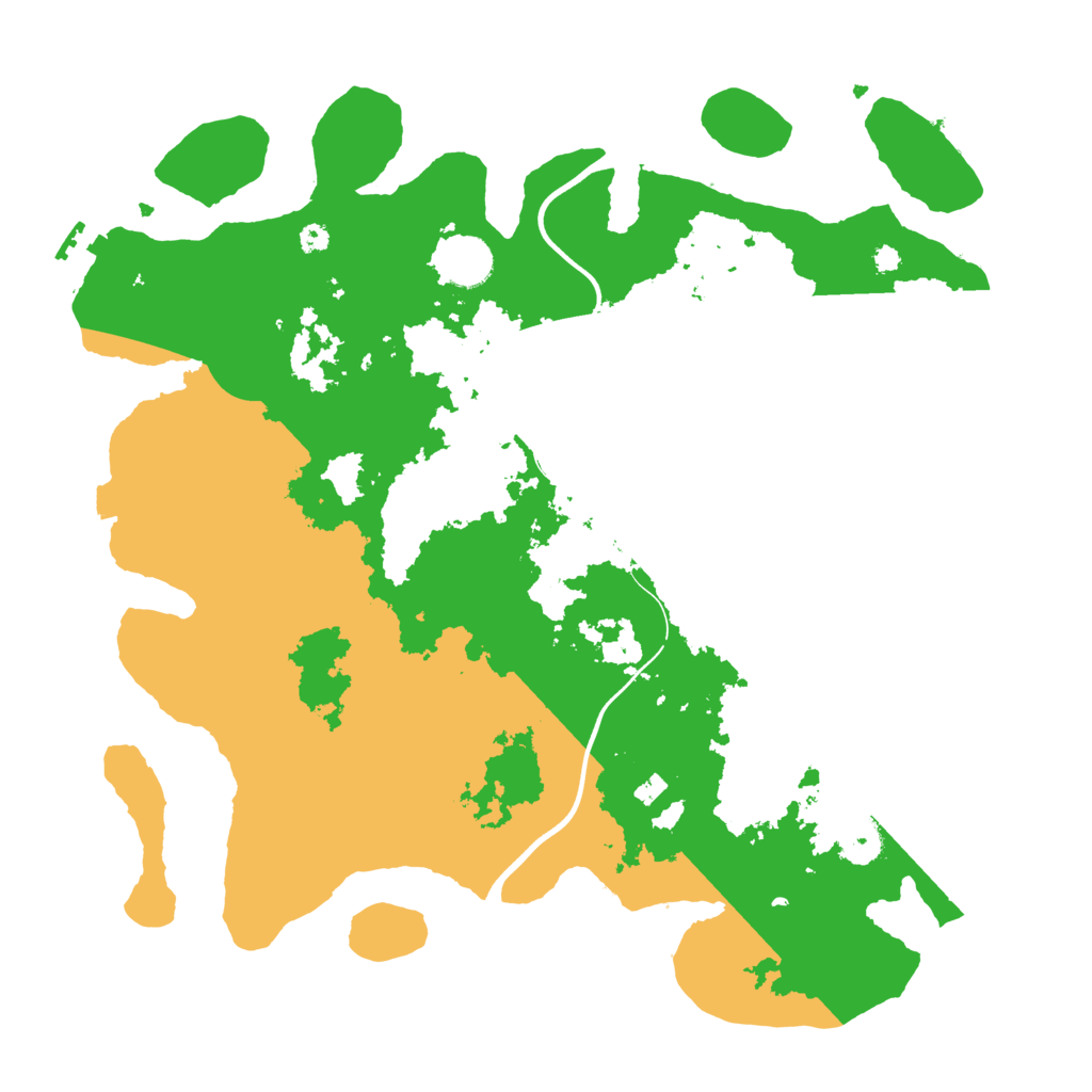 Biome Rust Map: Procedural Map, Size: 3750, Seed: 487599