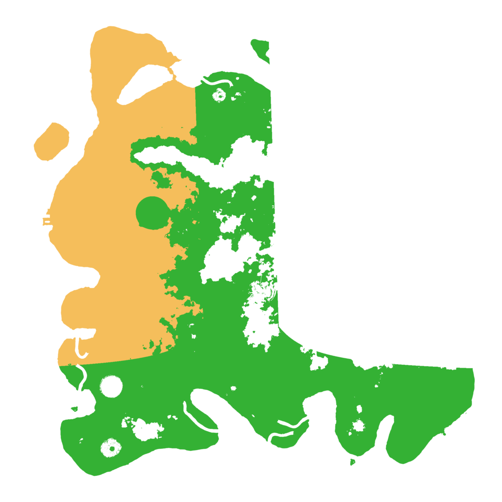 Biome Rust Map: Procedural Map, Size: 4000, Seed: 33659