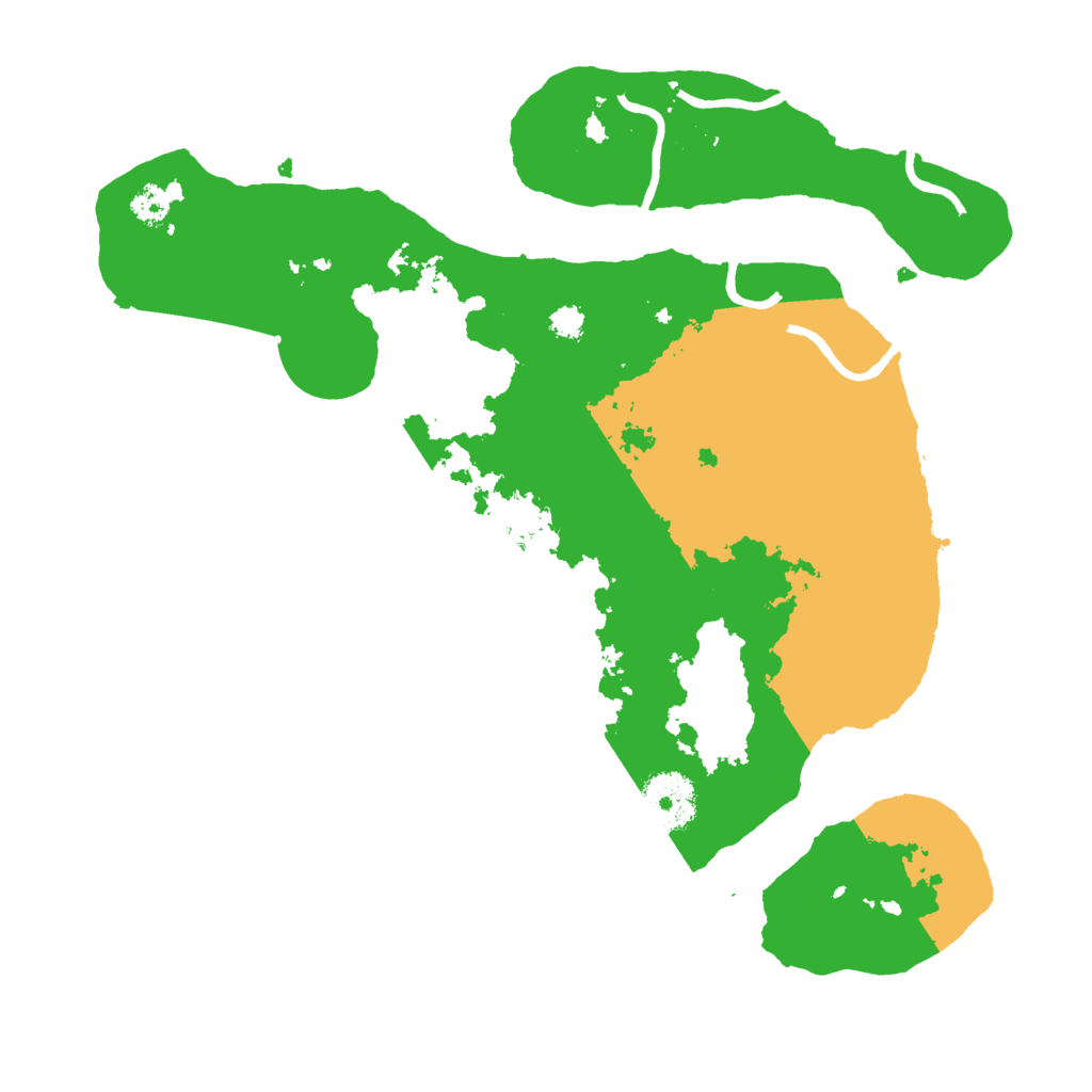 Biome Rust Map: Procedural Map, Size: 3000, Seed: 1745501052