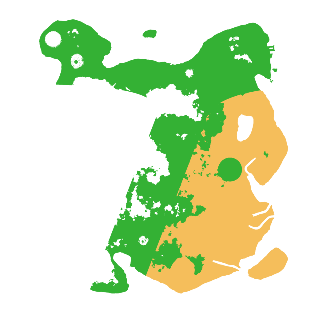 Biome Rust Map: Procedural Map, Size: 3500, Seed: 1310402872