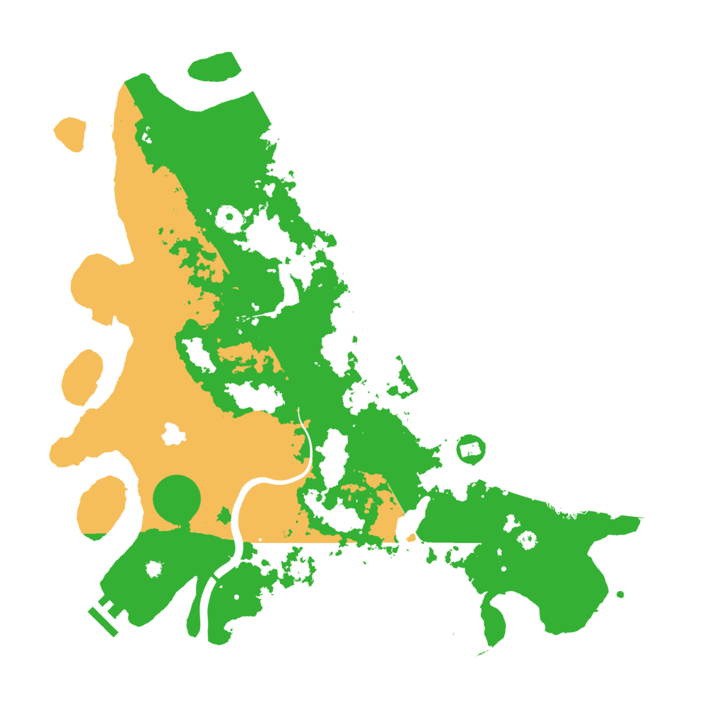 Biome Rust Map: Procedural Map, Size: 4000, Seed: 895404