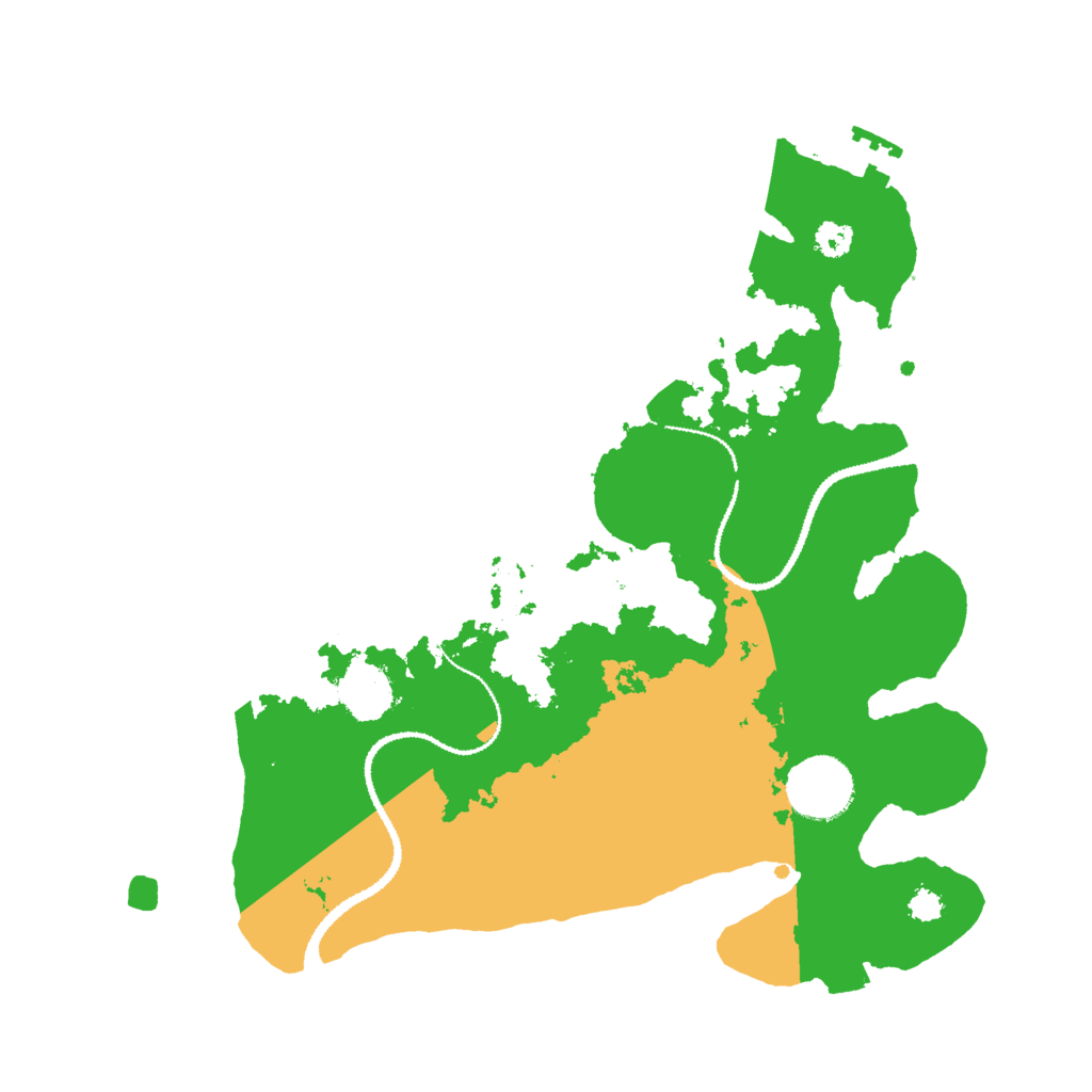 Biome Rust Map: Procedural Map, Size: 3000, Seed: 345323