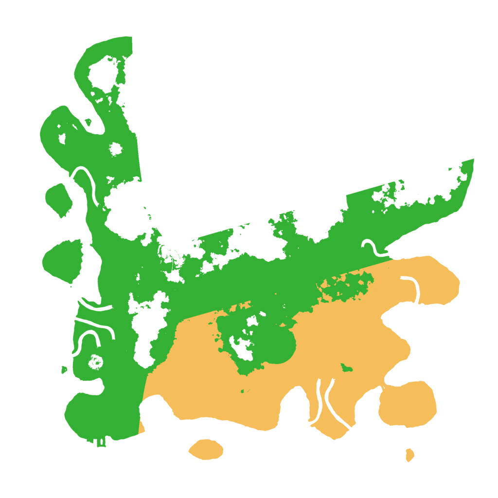 Biome Rust Map: Procedural Map, Size: 3500, Seed: 2005397463