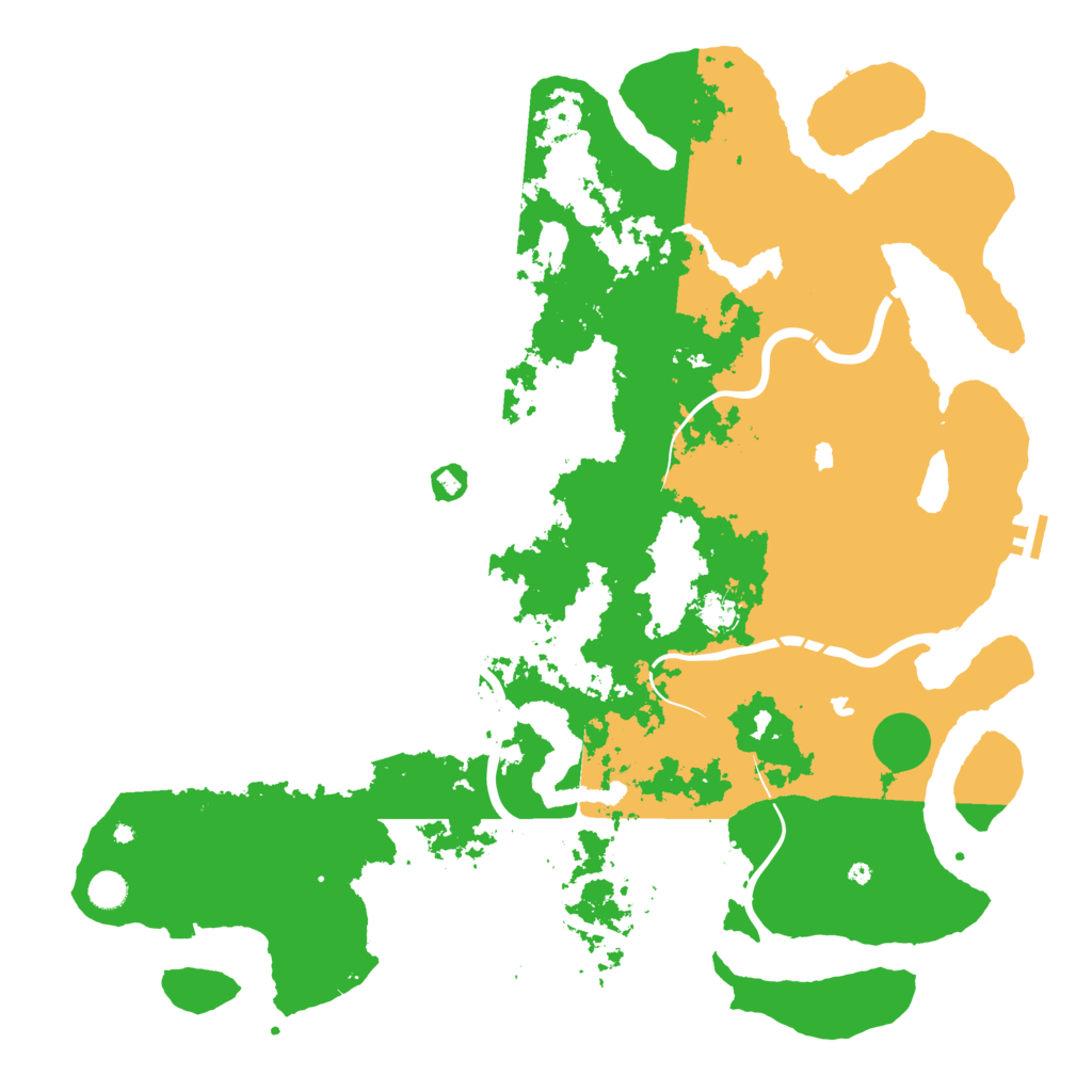 Biome Rust Map: Procedural Map, Size: 5000, Seed: 748127649