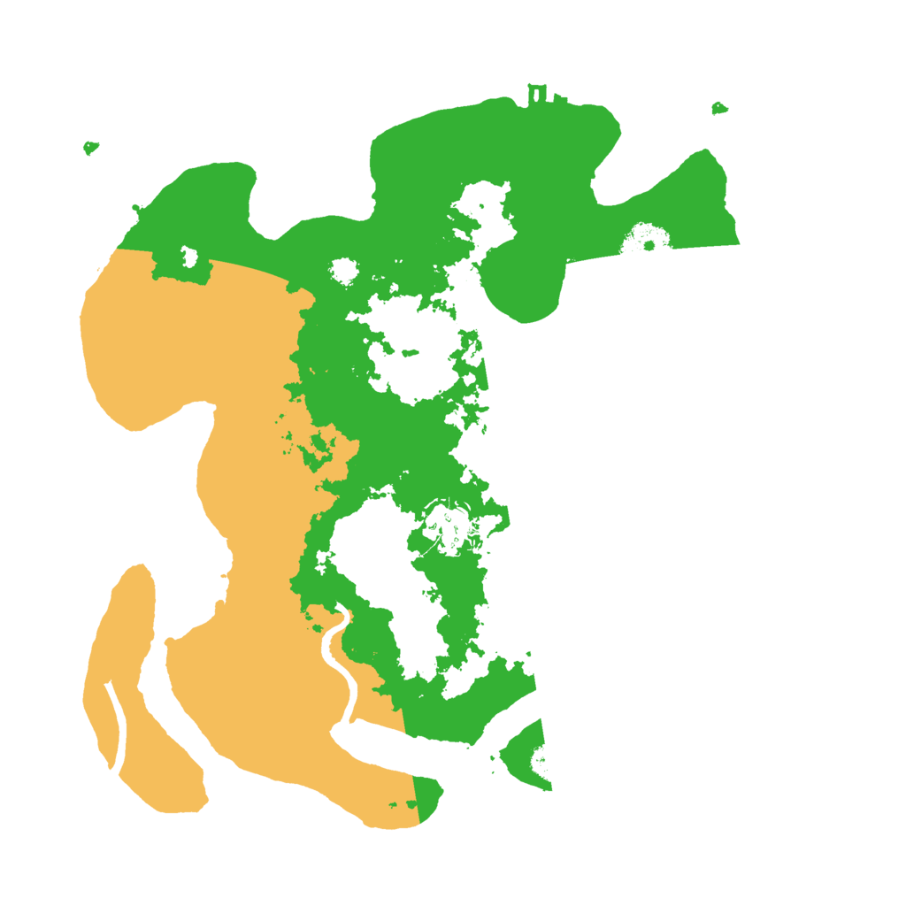 Biome Rust Map: Procedural Map, Size: 3000, Seed: 690528953