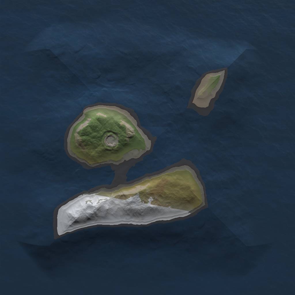 Rust Map: Barren, Size: 1469, Seed: 941, 2 Monuments