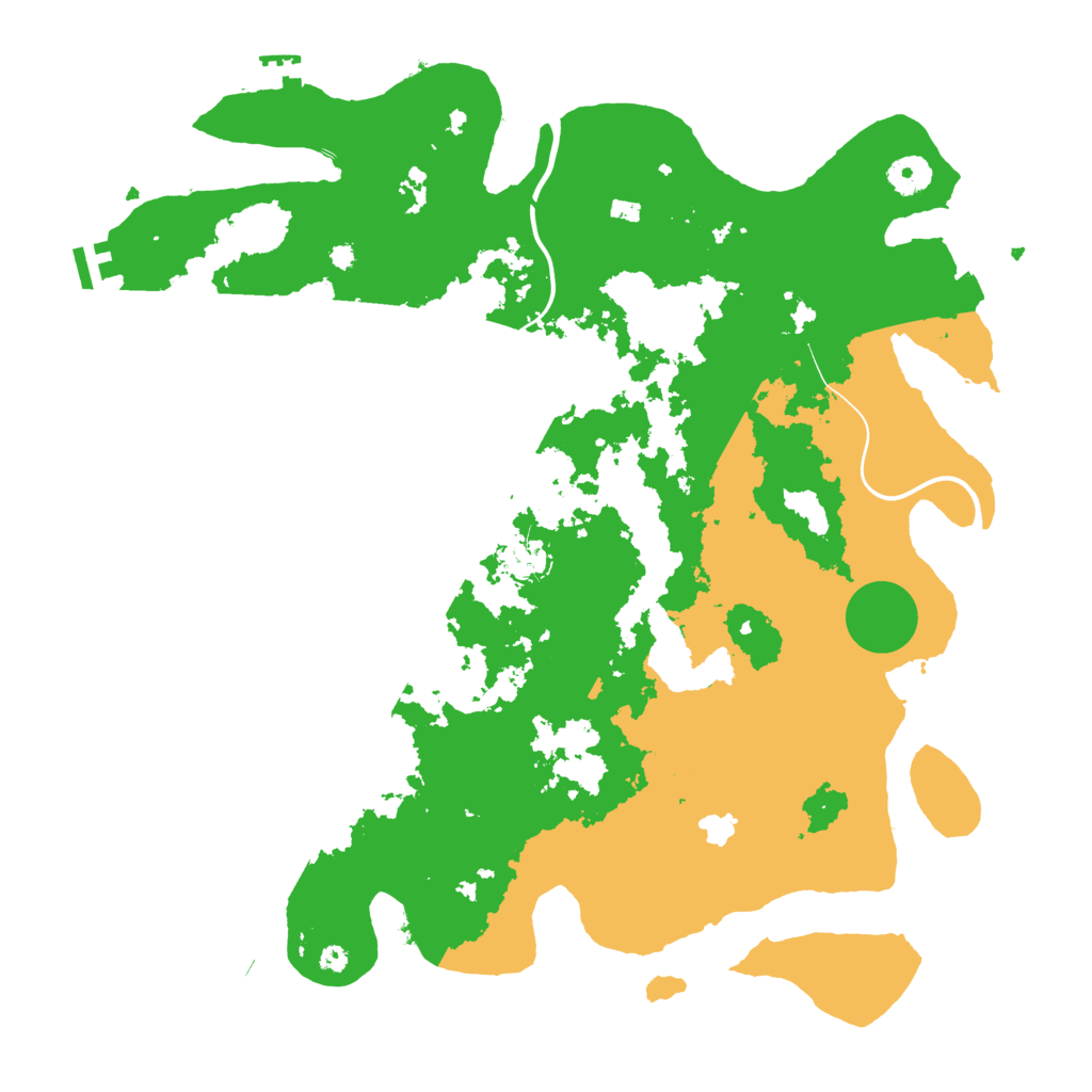Biome Rust Map: Procedural Map, Size: 4000, Seed: 83654