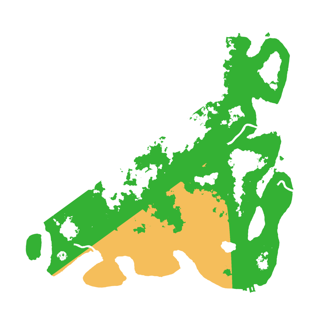 Biome Rust Map: Procedural Map, Size: 3500, Seed: 322422118