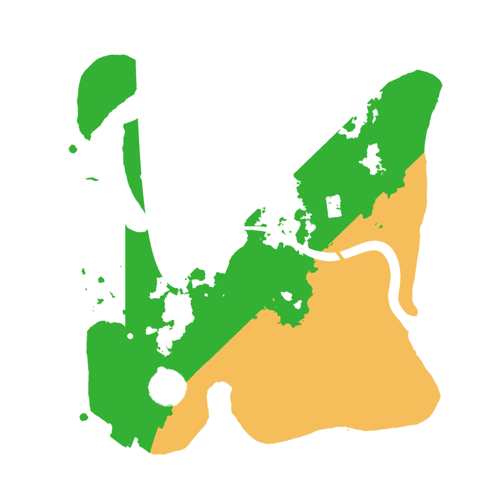 Biome Rust Map: Procedural Map, Size: 2450, Seed: 9372