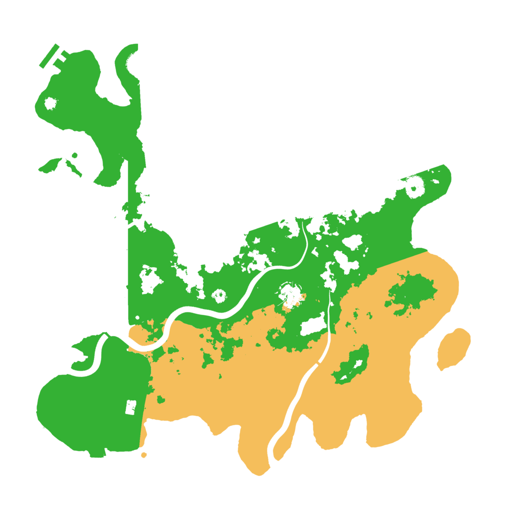Biome Rust Map: Procedural Map, Size: 3750, Seed: 250
