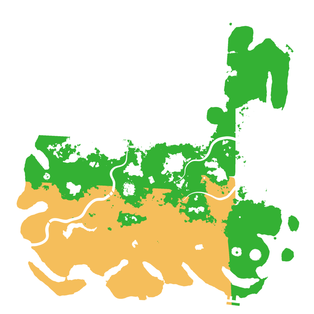 Biome Rust Map: Procedural Map, Size: 4800, Seed: 1309089518