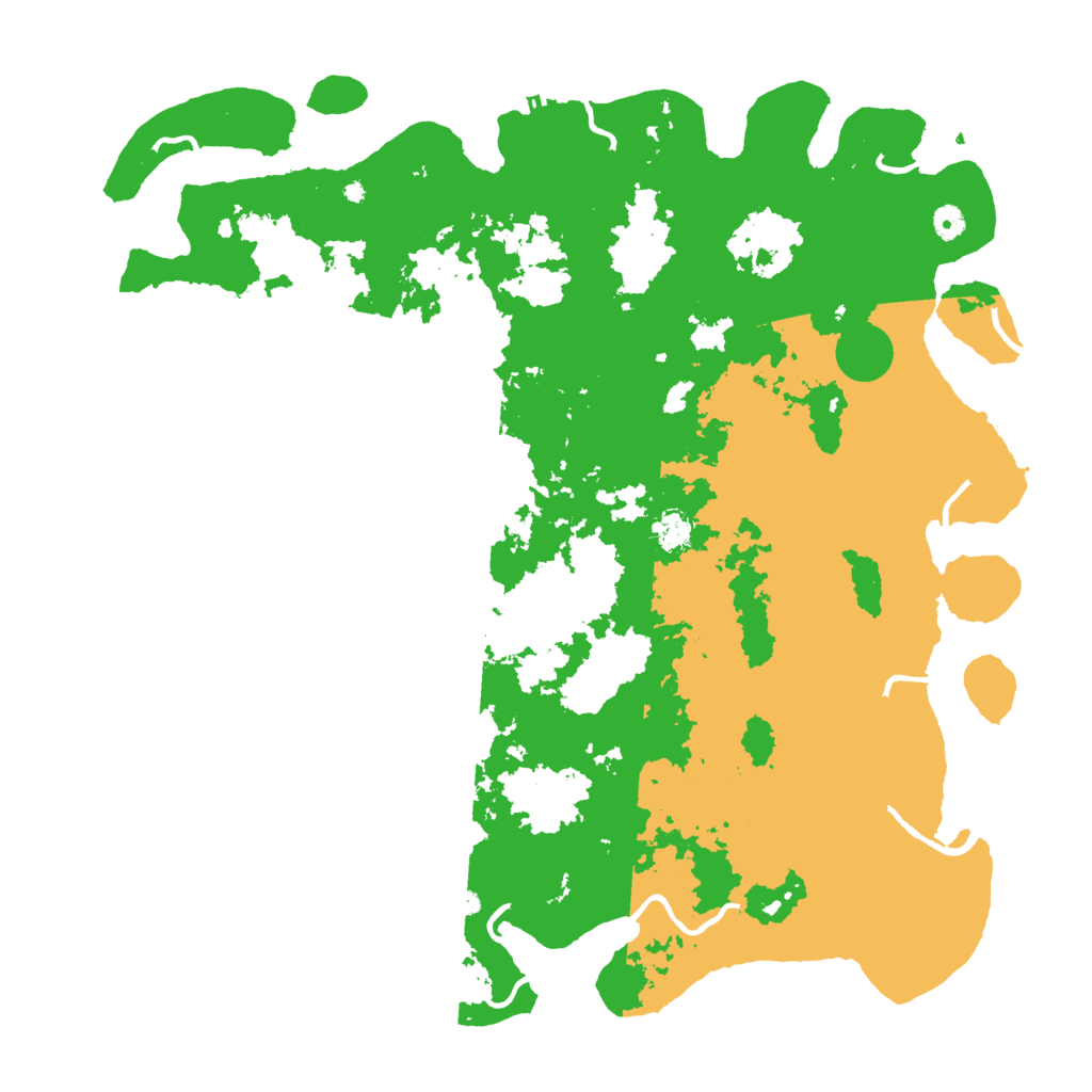 Biome Rust Map: Procedural Map, Size: 5000, Seed: 2028980636