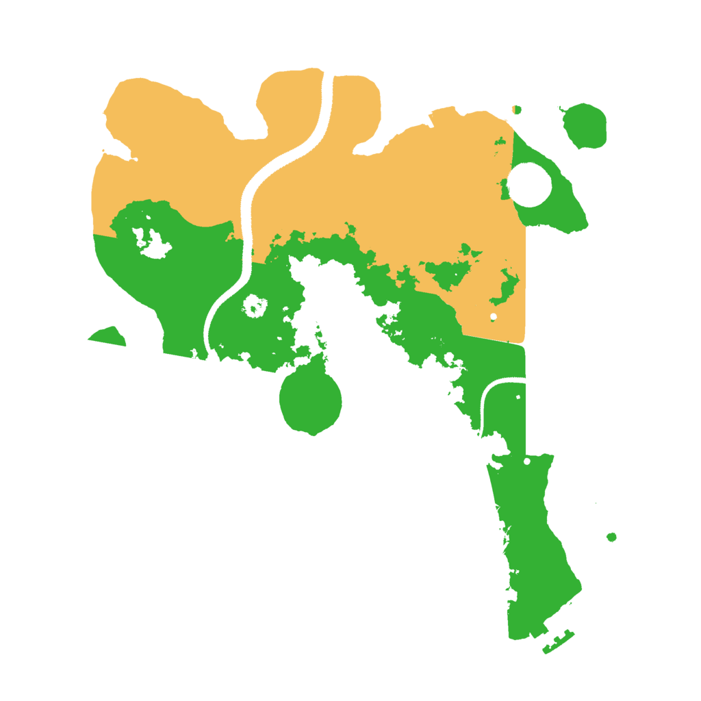 Biome Rust Map: Procedural Map, Size: 3000, Seed: 2113802943