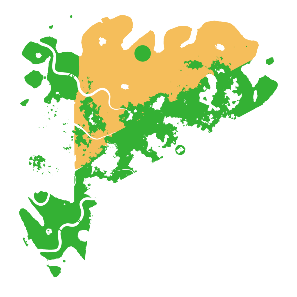 Biome Rust Map: Procedural Map, Size: 4800, Seed: 2091894811