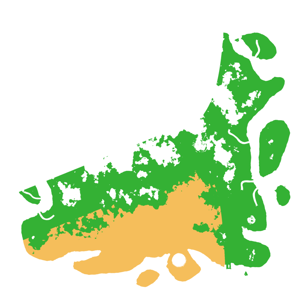 Biome Rust Map: Procedural Map, Size: 3950, Seed: 636675308