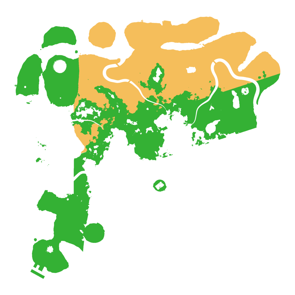 Biome Rust Map: Procedural Map, Size: 4000, Seed: 598022652