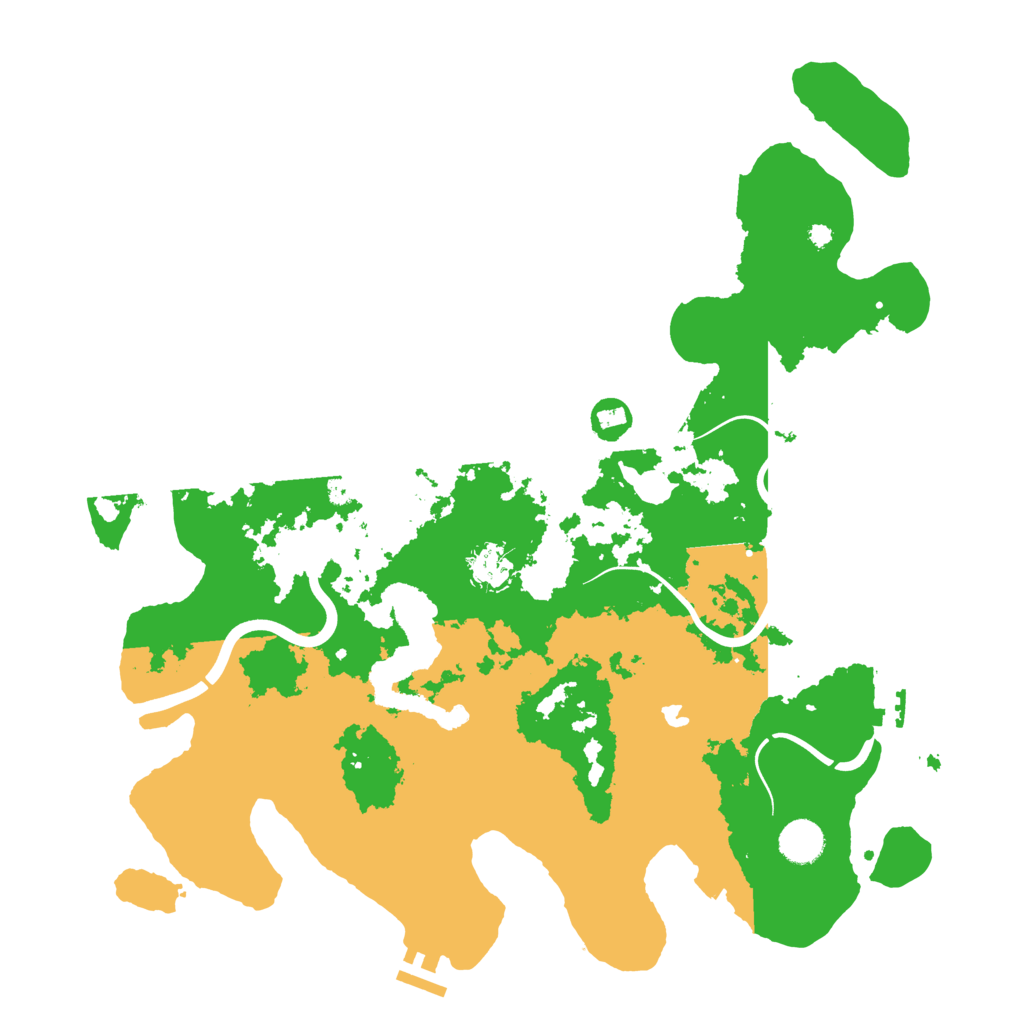 Biome Rust Map: Procedural Map, Size: 4050, Seed: 291033249