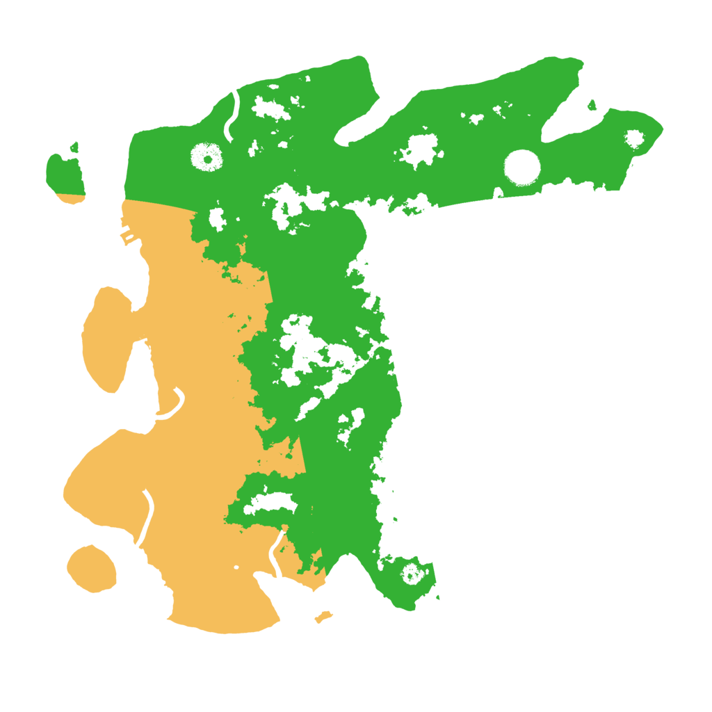 Biome Rust Map: Procedural Map, Size: 3500, Seed: 1405780788