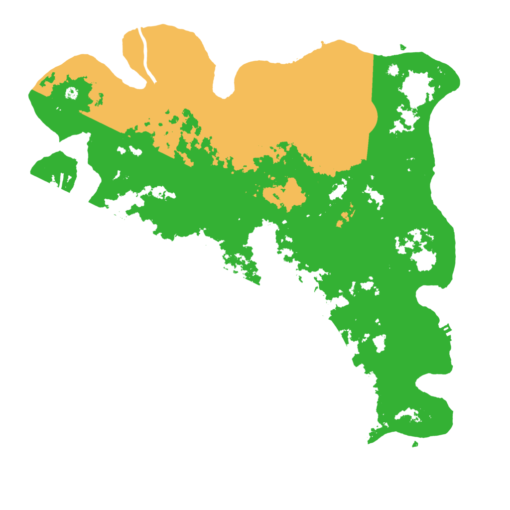 Biome Rust Map: Procedural Map, Size: 4070, Seed: 6667