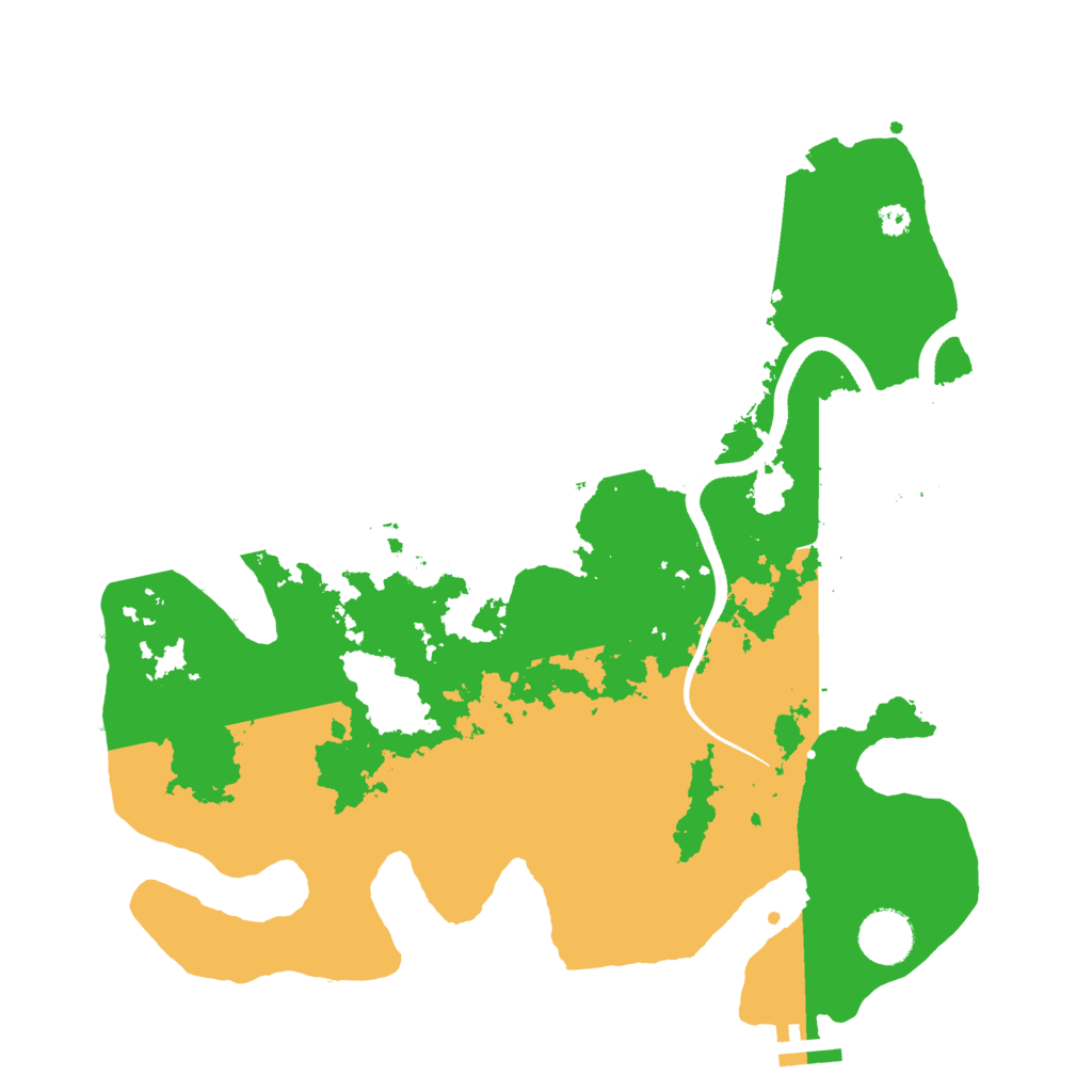 Biome Rust Map: Procedural Map, Size: 3500, Seed: 1002576369
