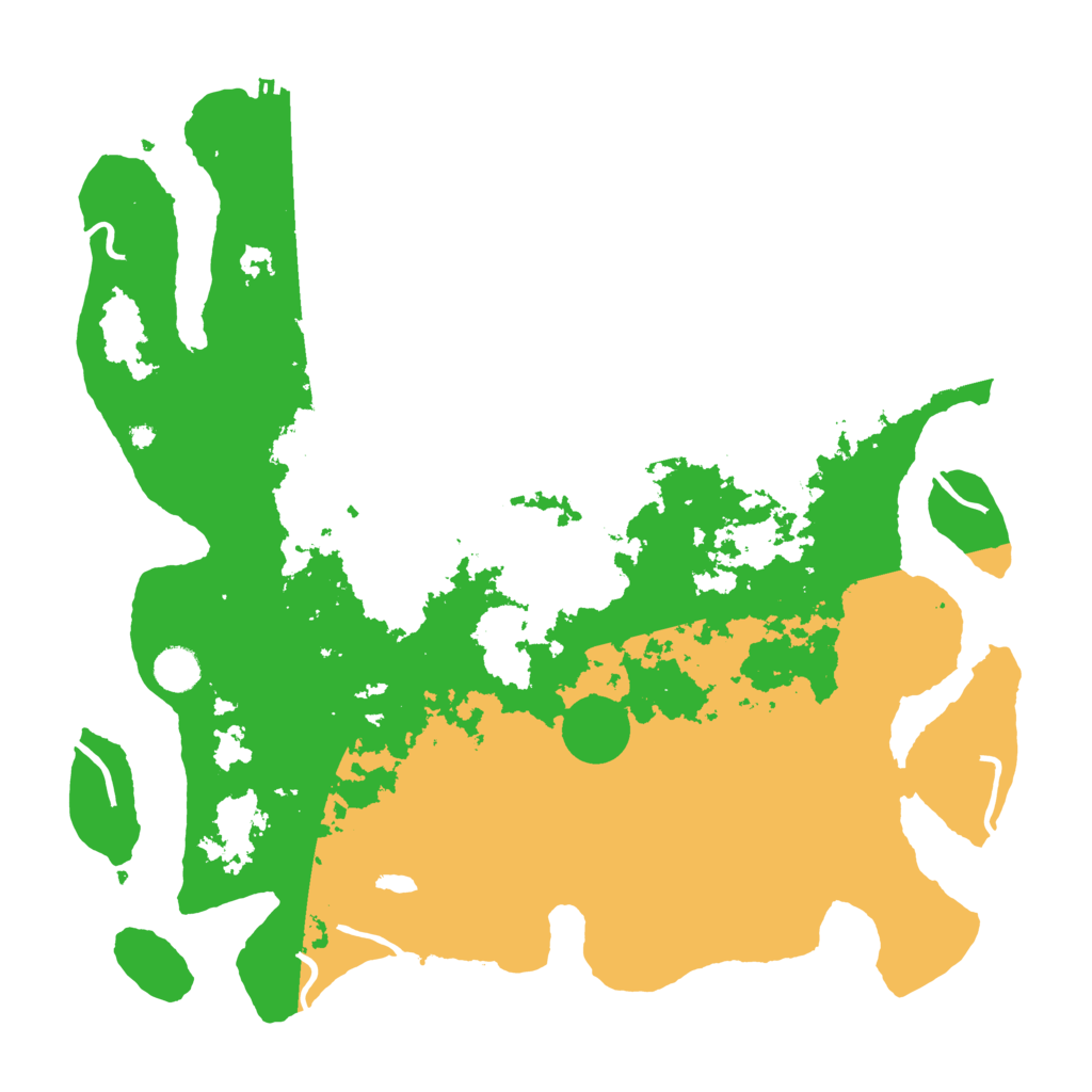 Biome Rust Map: Procedural Map, Size: 4250, Seed: 419923