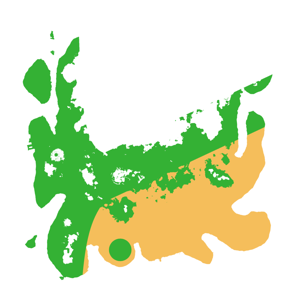 Biome Rust Map: Procedural Map, Size: 3500, Seed: 8125649
