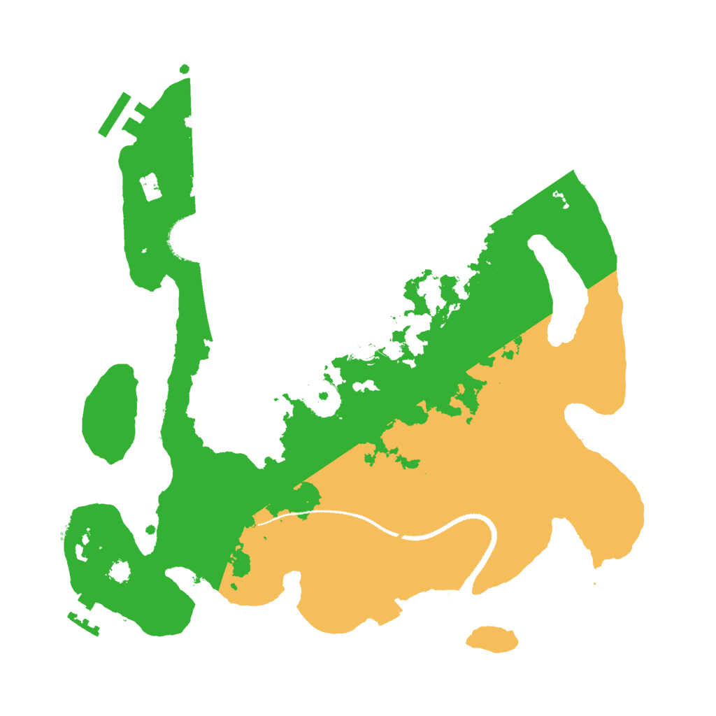 Biome Rust Map: Procedural Map, Size: 3000, Seed: 63587