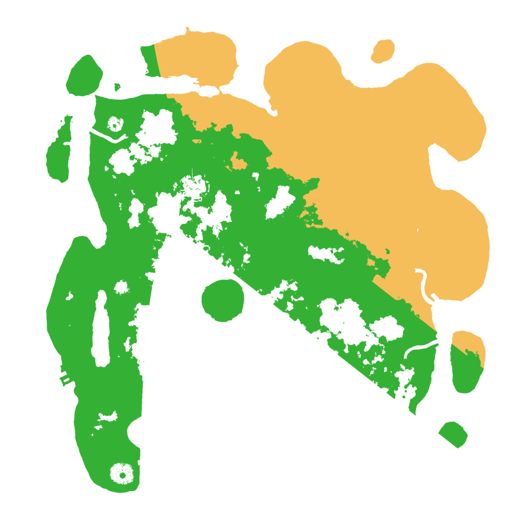 Biome Rust Map: Procedural Map, Size: 3500, Seed: 394276937