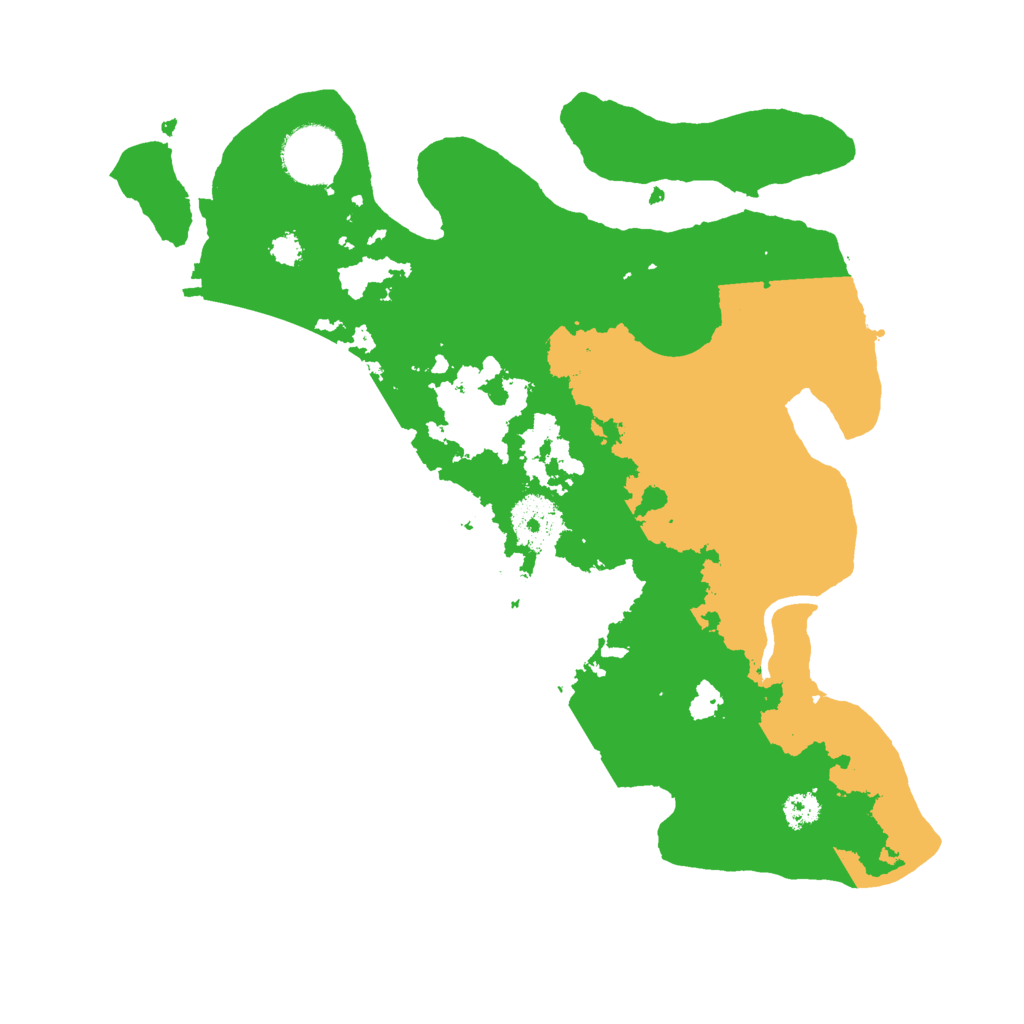Biome Rust Map: Procedural Map, Size: 3000, Seed: 65810444