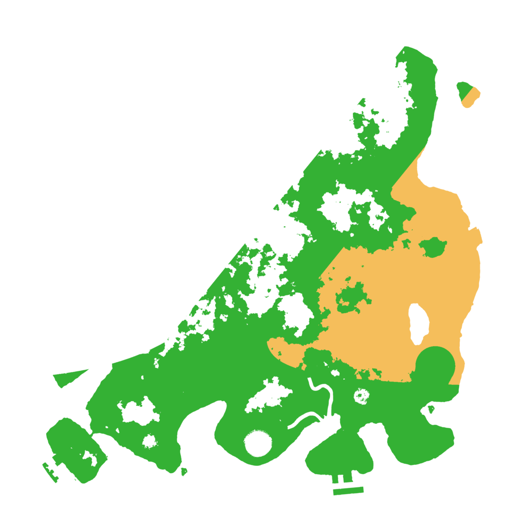 Biome Rust Map: Procedural Map, Size: 3500, Seed: 2141