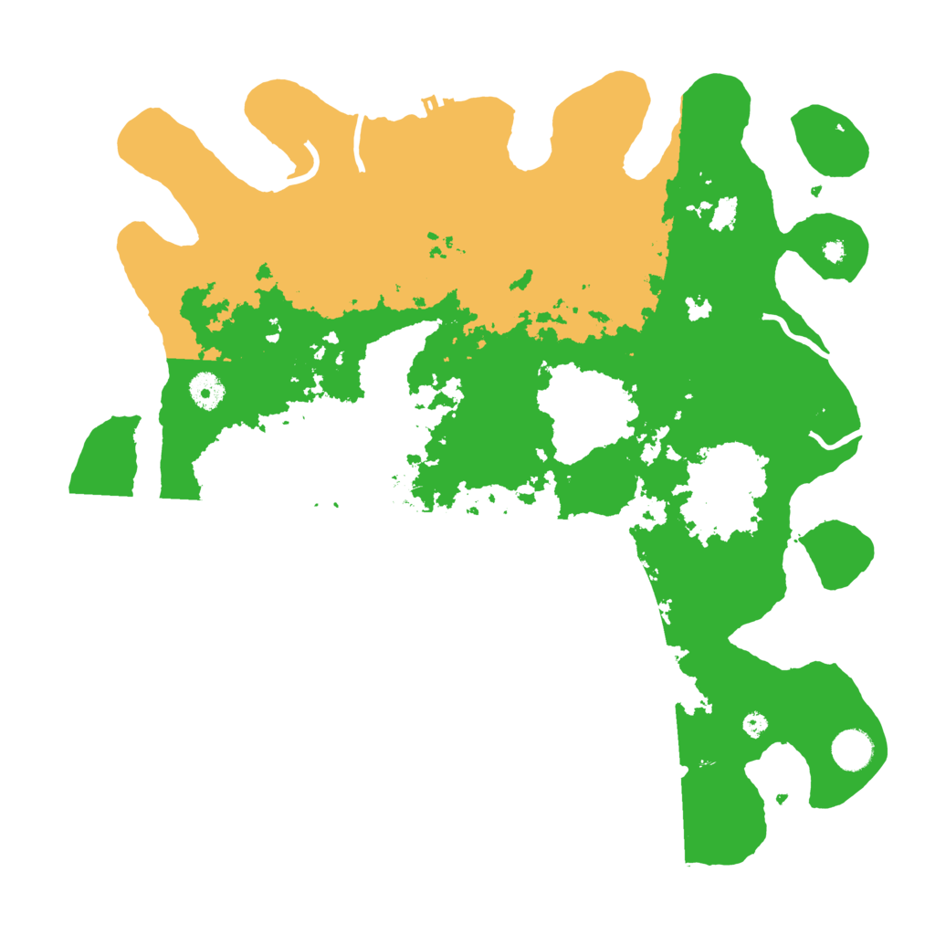 Biome Rust Map: Procedural Map, Size: 4000, Seed: 1500399889