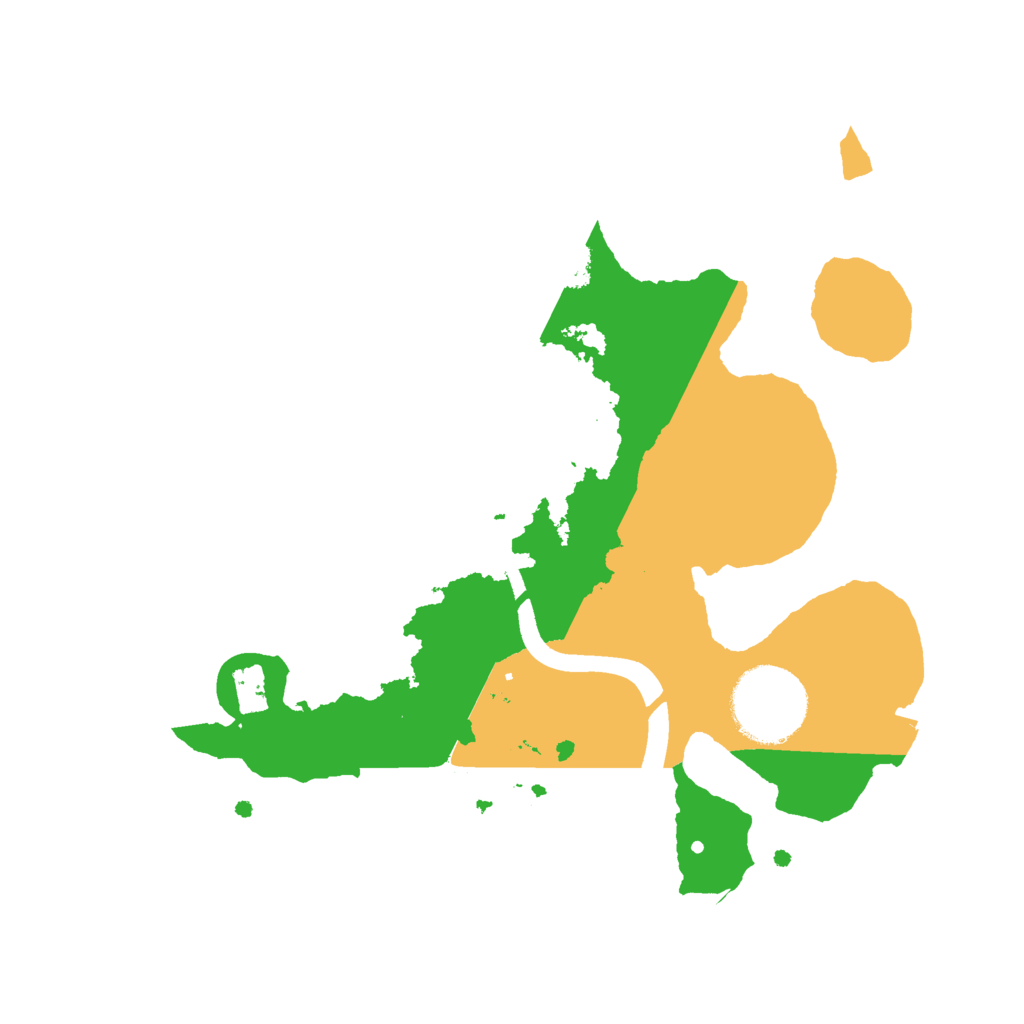 Biome Rust Map: Procedural Map, Size: 2400, Seed: 1919