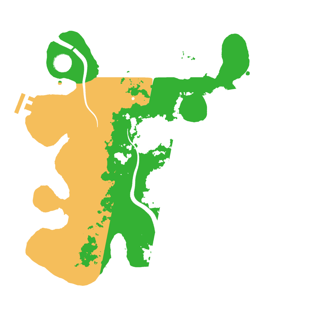 Biome Rust Map: Procedural Map, Size: 3000, Seed: 42617