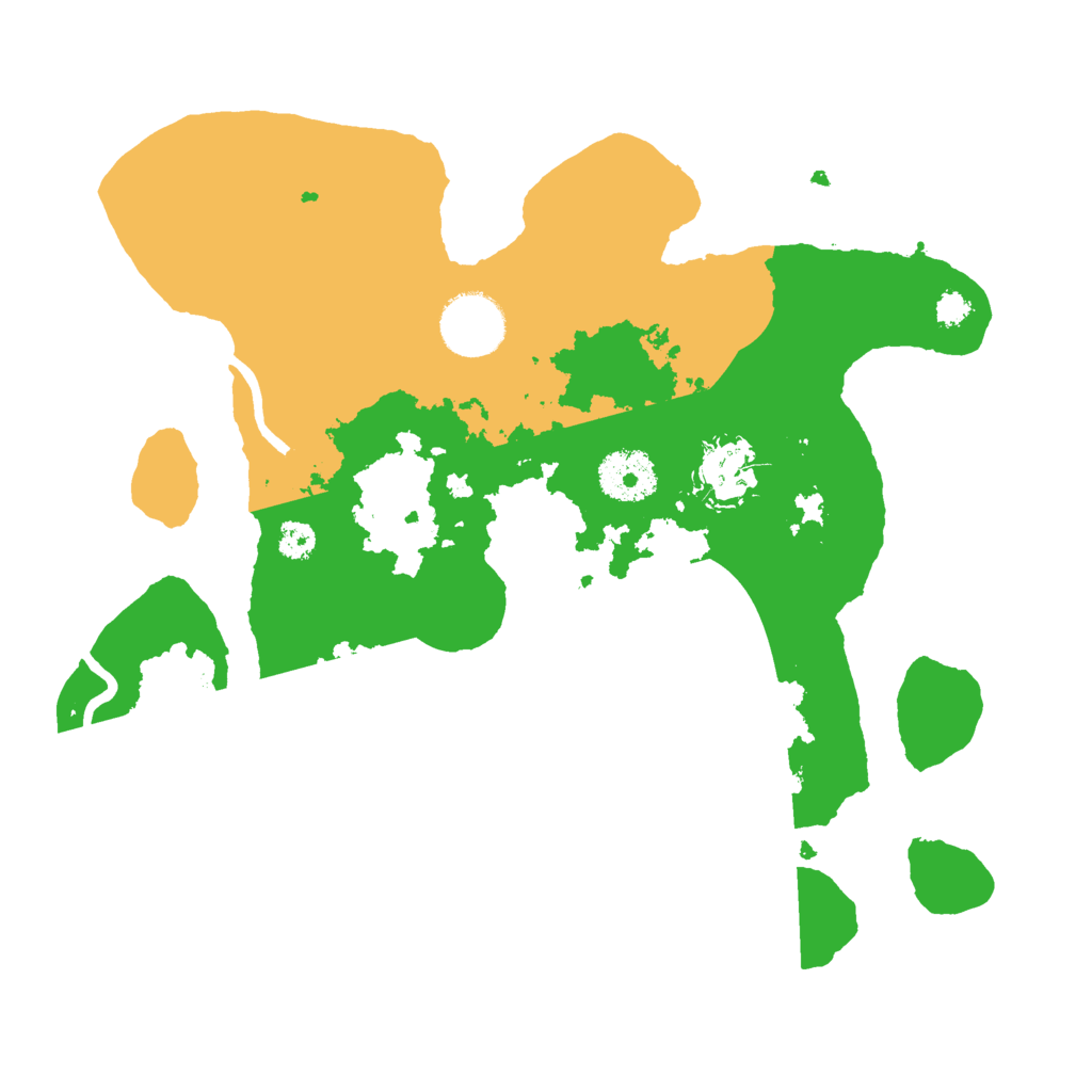 Biome Rust Map: Procedural Map, Size: 3000, Seed: 2442343