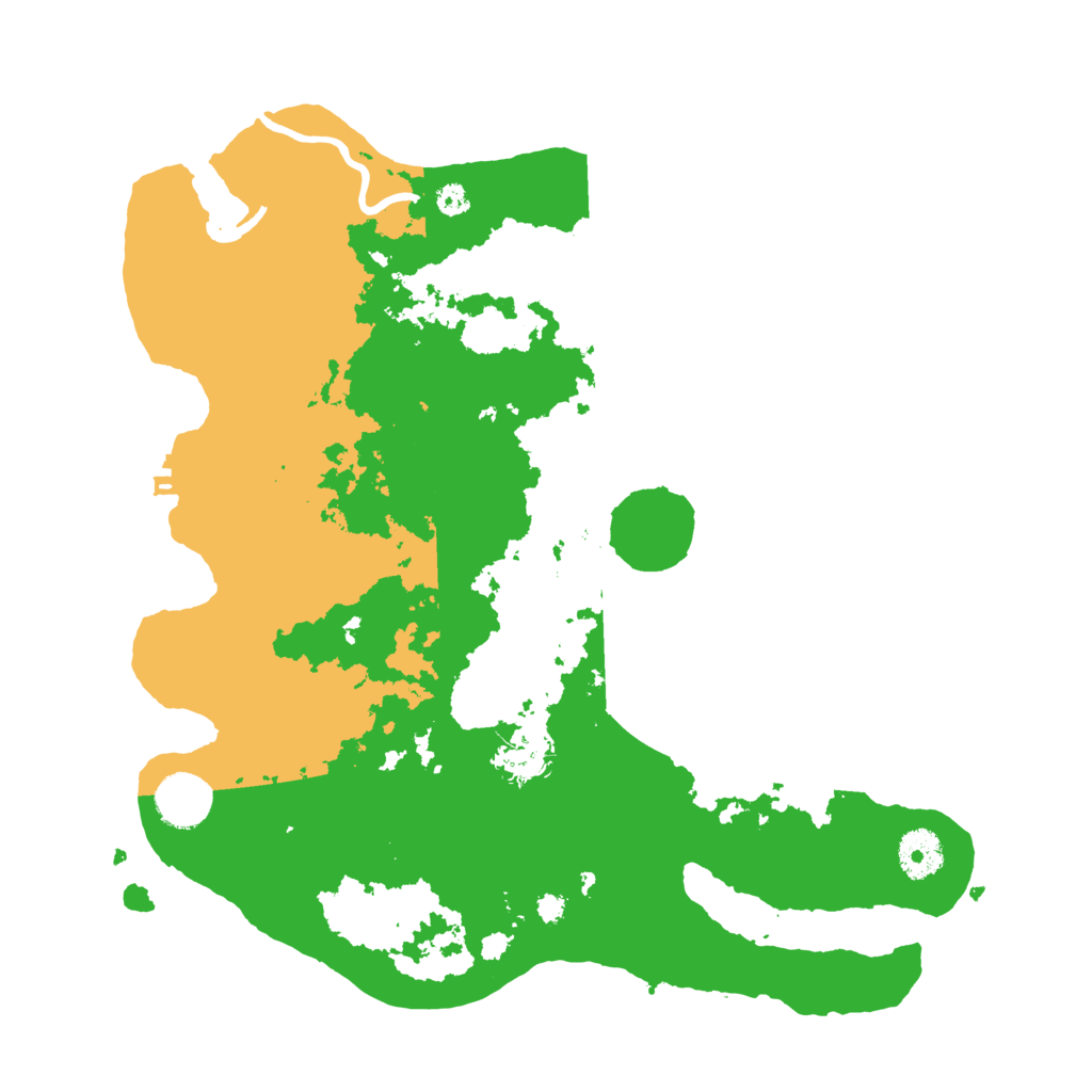 Biome Rust Map: Procedural Map, Size: 3500, Seed: 365826