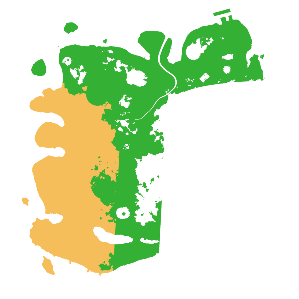 Biome Rust Map: Procedural Map, Size: 3500, Seed: 723