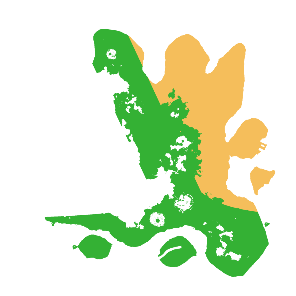 Biome Rust Map: Procedural Map, Size: 3000, Seed: 2442318