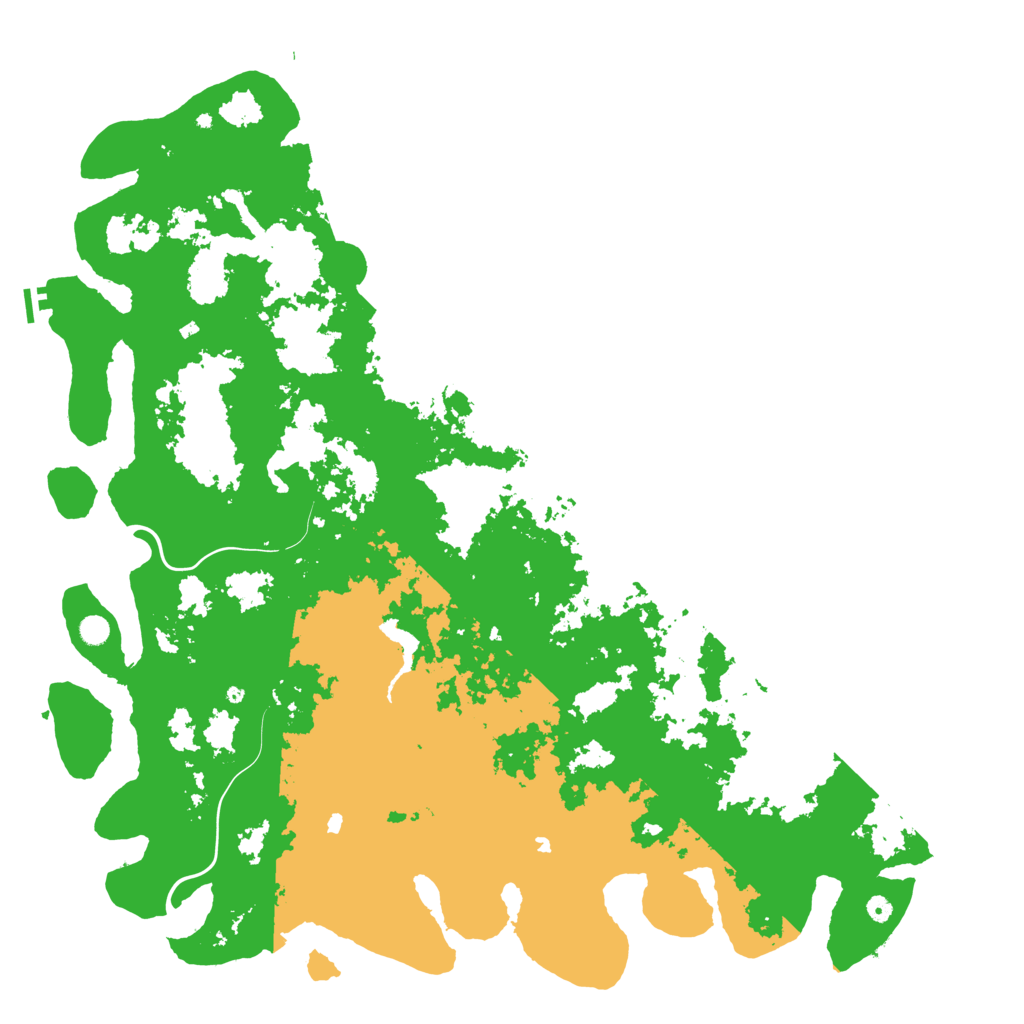 Biome Rust Map: Procedural Map, Size: 6000, Seed: 23546