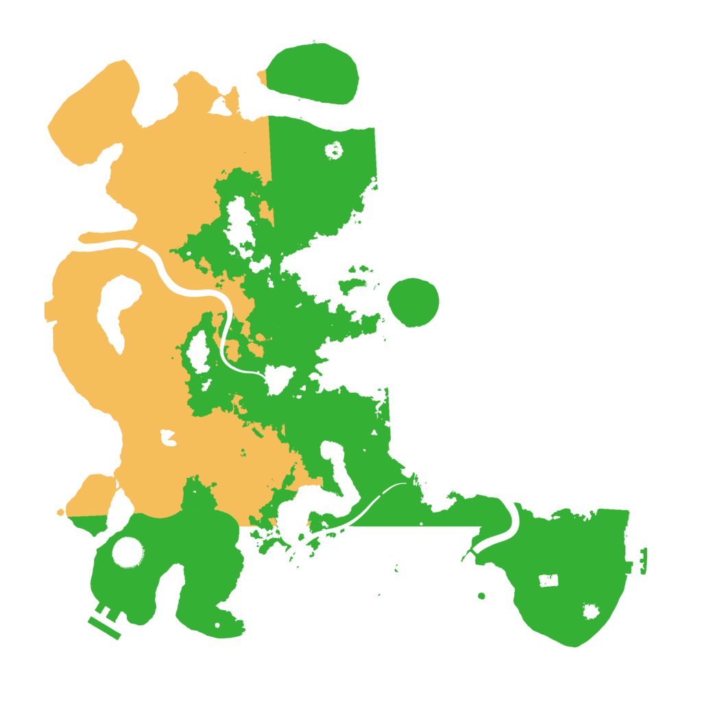 Biome Rust Map: Procedural Map, Size: 4000, Seed: 864825