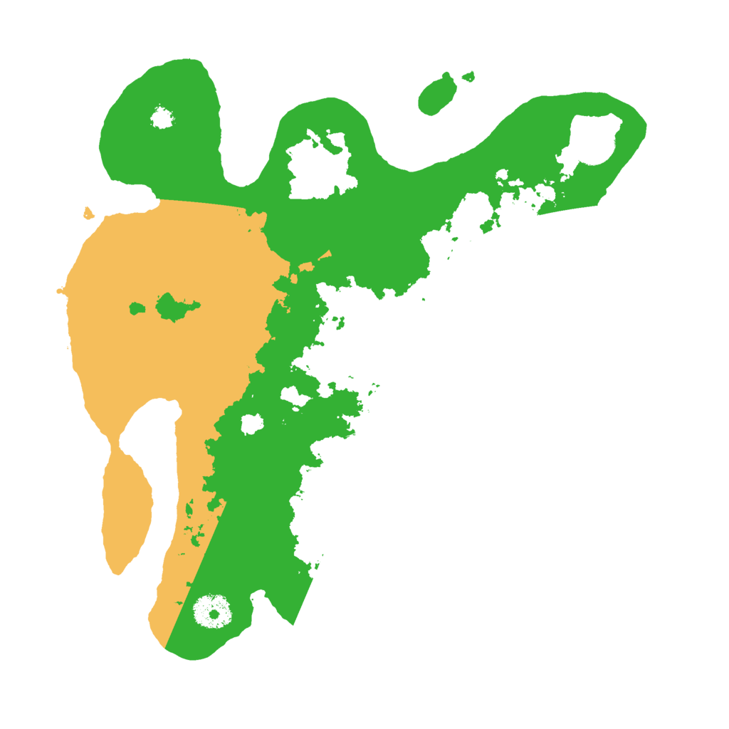 Biome Rust Map: Procedural Map, Size: 3043, Seed: 3167