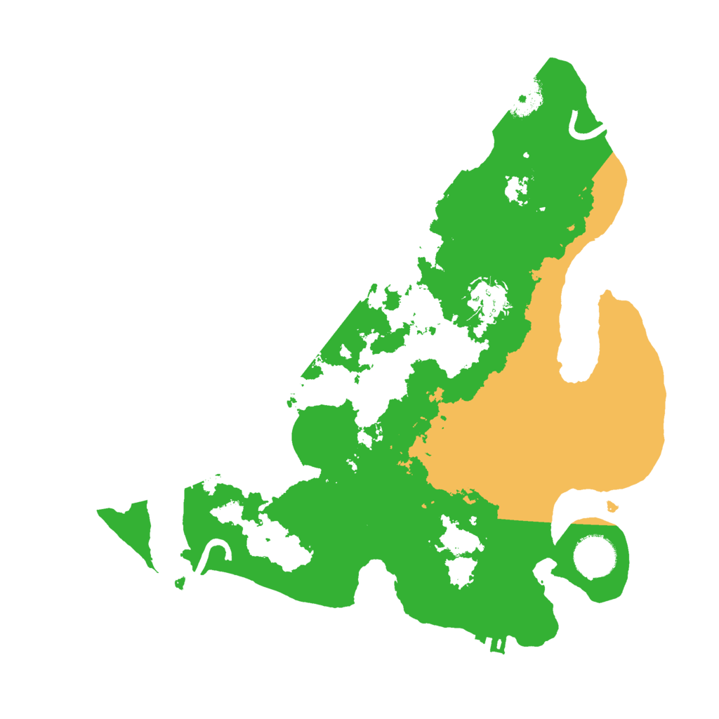 Biome Rust Map: Procedural Map, Size: 3000, Seed: 1361700804
